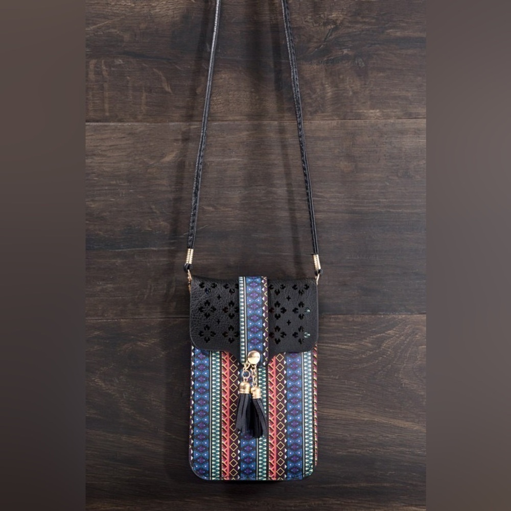 Ruggine Bohemian Festival Concert Party Travel Cellphone Crossbody Bag Purse
